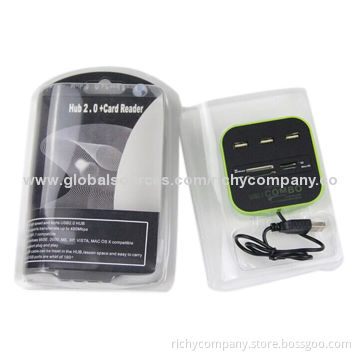 USB HUB, 2-in-1 Design
